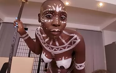 VR Conk African Pussy De luxe White Cock